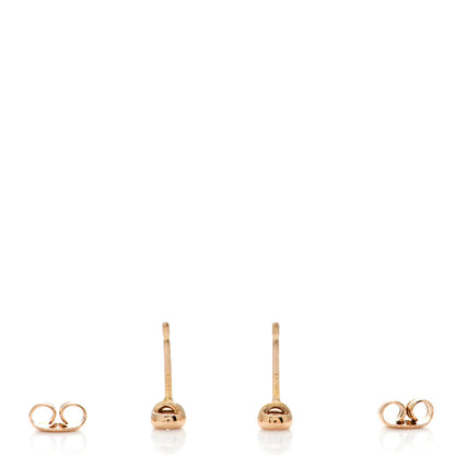Tiffany 18K Rose Gold Diamond .16ctw Elsa Peretti Diamonds By The Yard Earrings 3 of 6