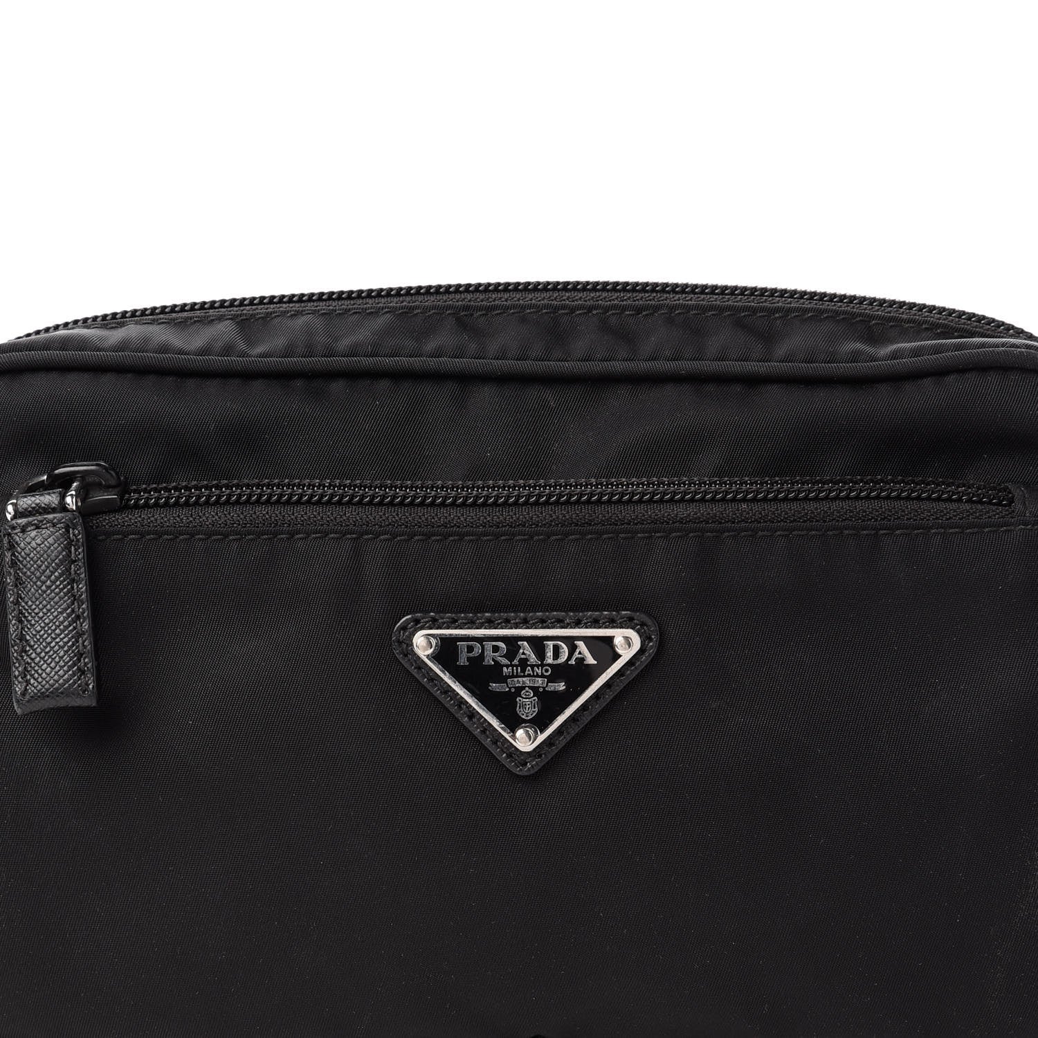 Prada Tessuto Nylon Belt Bag Black 10 of 10