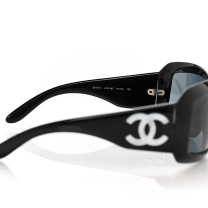 Chanel Mother of Pearl CC Sunglasses 5076-H Black 7 of 7
