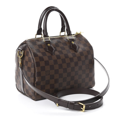 Louis Vuitton Damier Ebene Speedy Bandouliere 25 3 of 10