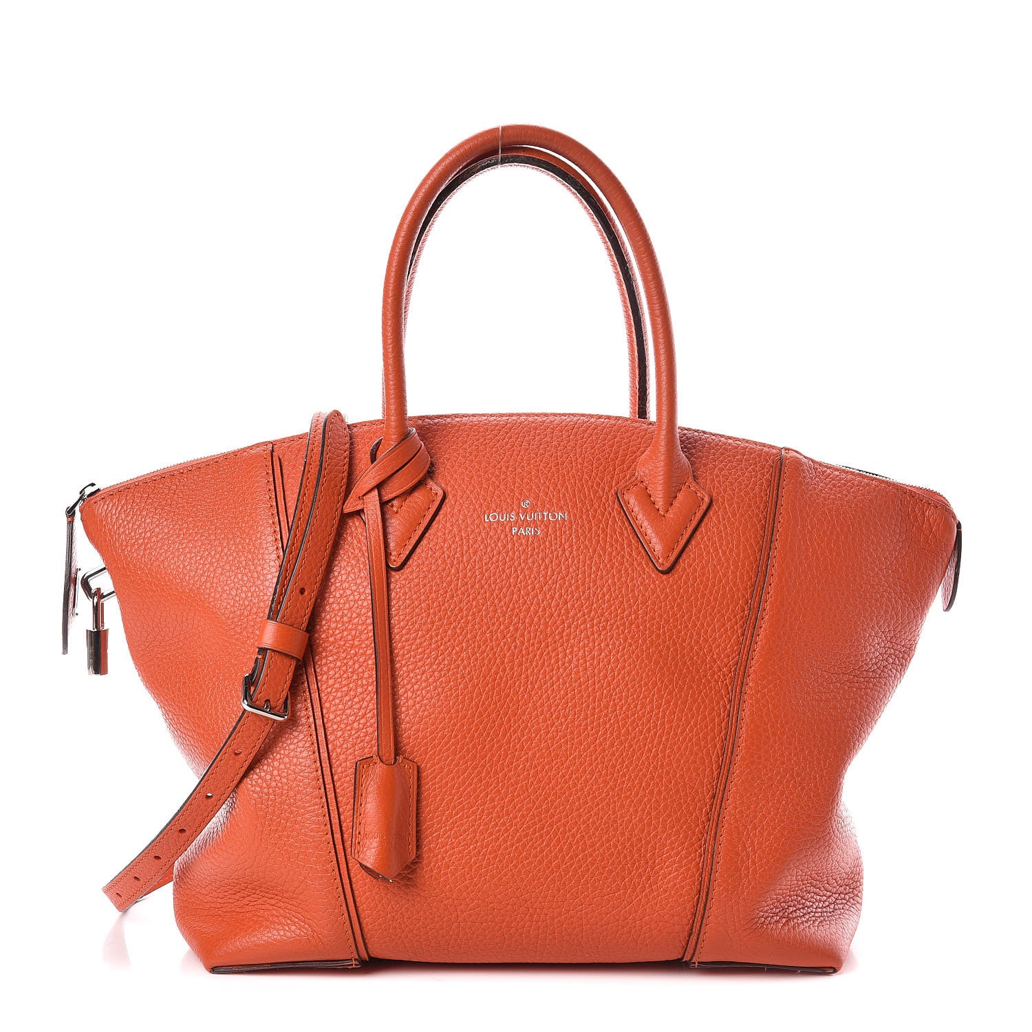 Louis Vuitton Cuir Taurillon Soft Lockit PM Clementine 1 of 12