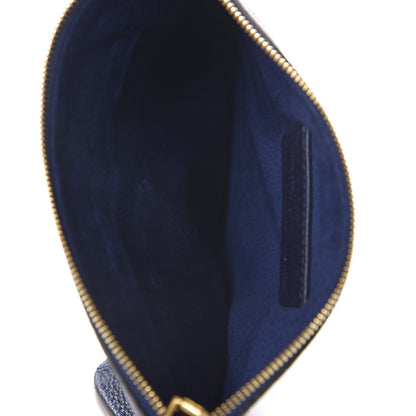 Alexander McQueen Calfskin Zipped Pouch Navy 4 of 7