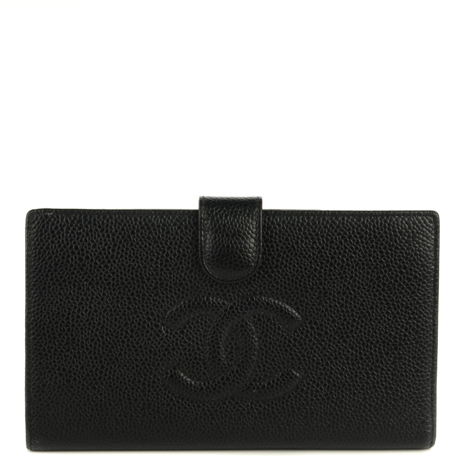 Chanel Caviar Timeless CC French Wallet Black 1 of 7