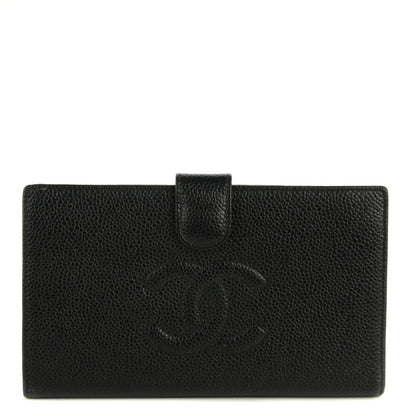 Chanel Caviar Timeless CC French Wallet Black 1 of 7