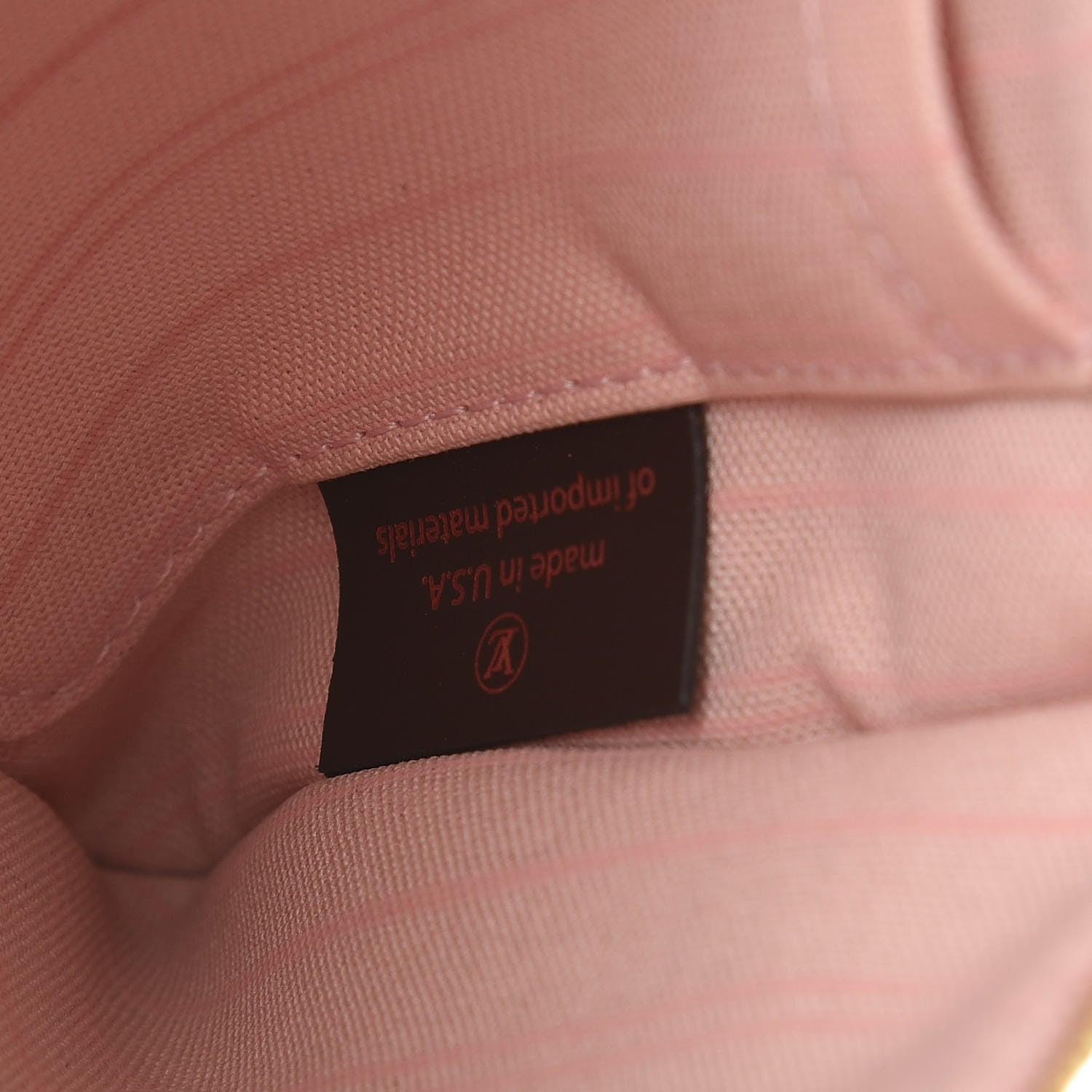 Louis Vuitton Damier Ebene Neverfull MM GM Pochette Rose Ballerine 7 of 7