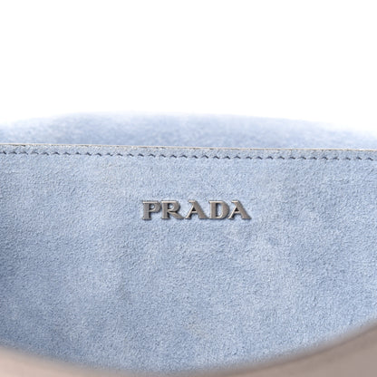 Prada Glace Calfskin Large Soft Cahier Bag Argilla 8 of 9