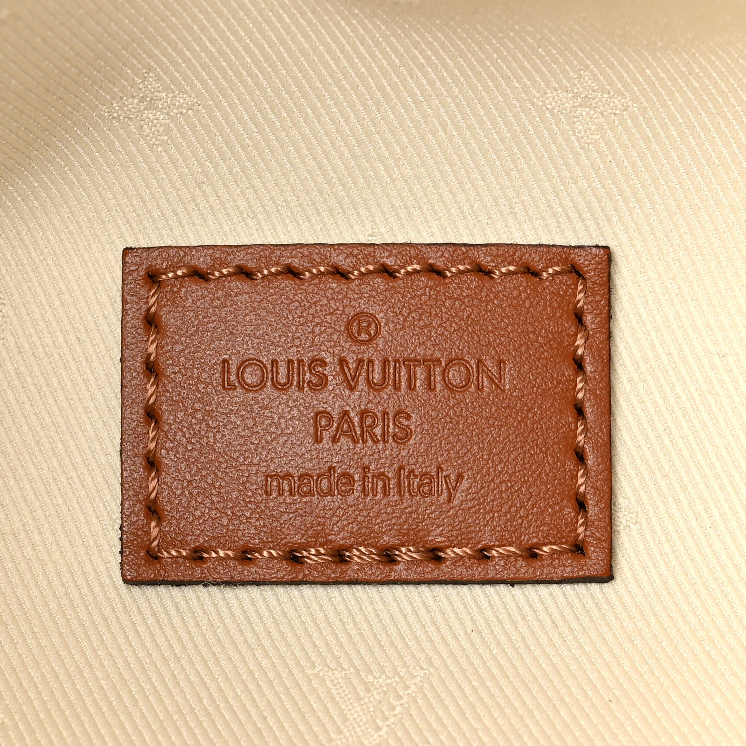 Louis Vuitton Shearling Monogram LV Ski Bumbag Cream Brown 6 of 8