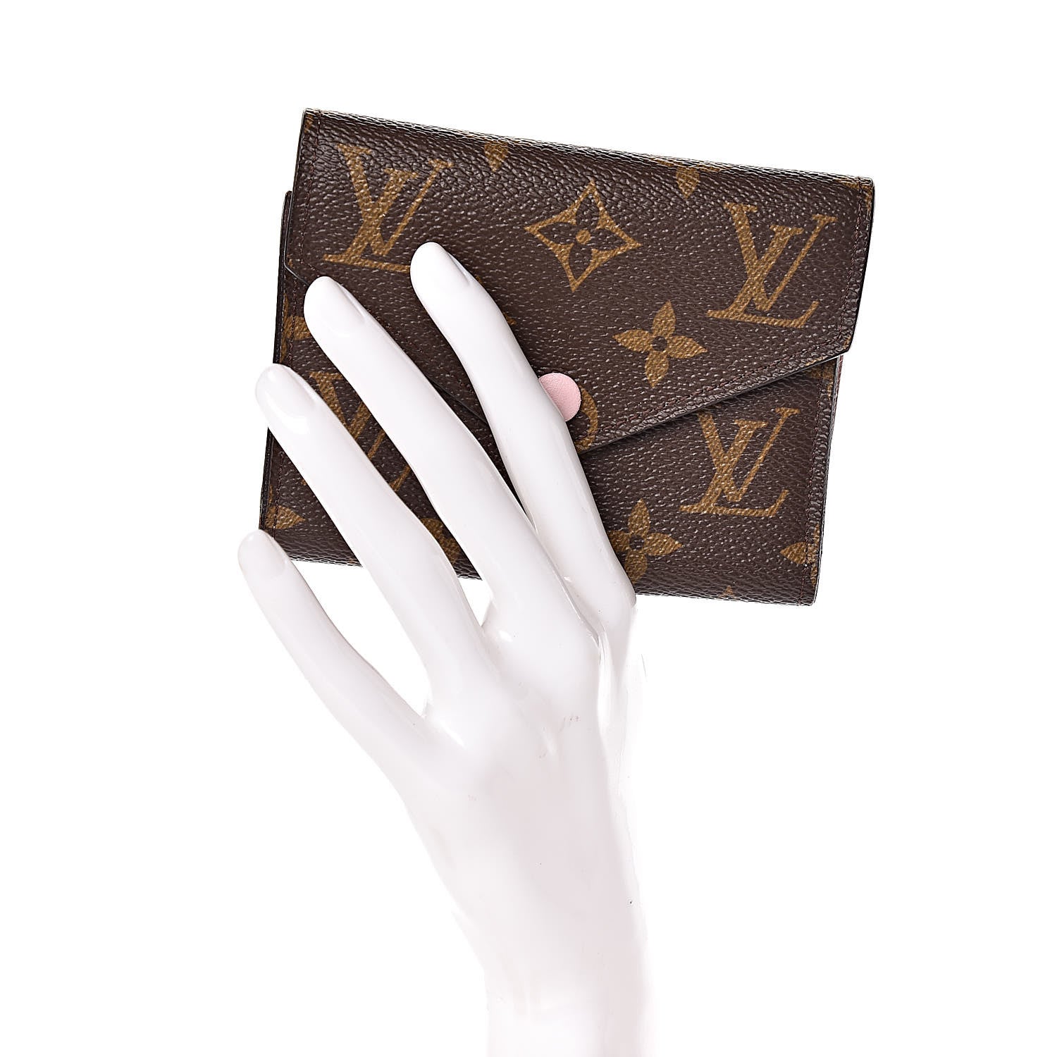 Louis Vuitton Monogram Victorine Wallet Rose Ballerine 2 of 8