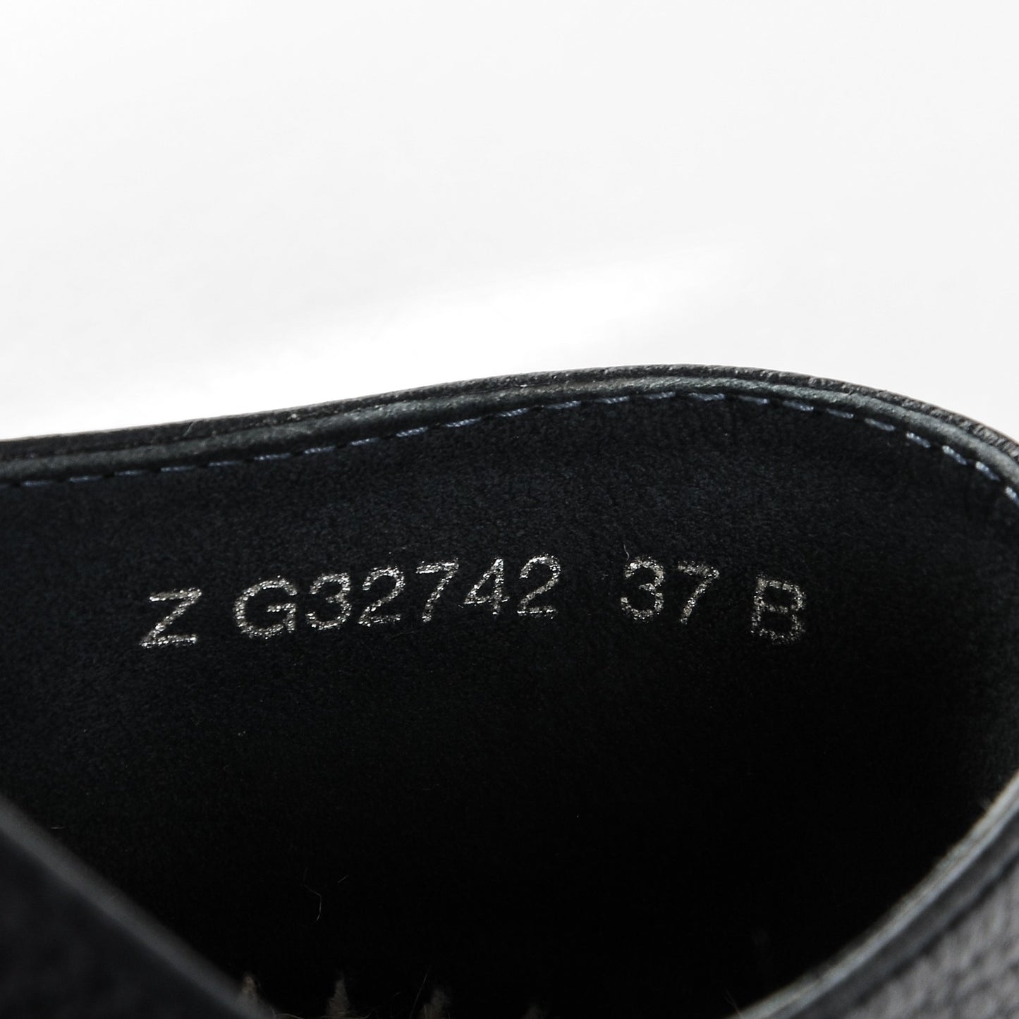 Grained Calfskin CC Espadrilles 37 Navy Black