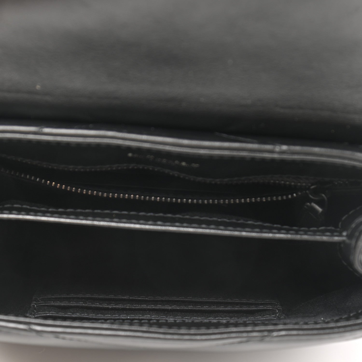 Saint Laurent Calfskin Y Quilted Monogram Toy Loulou Crossbody Bag Black 5 of 11