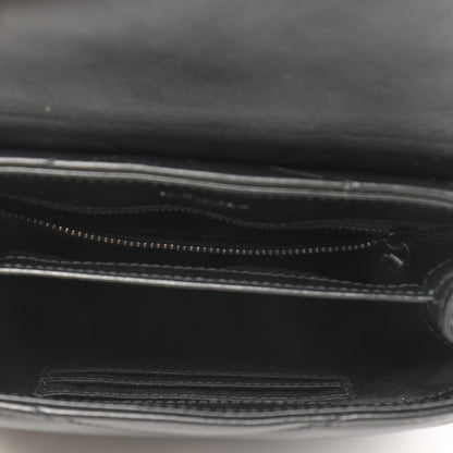 Saint Laurent Calfskin Y Quilted Monogram Toy Loulou Crossbody Bag Black 5 of 11