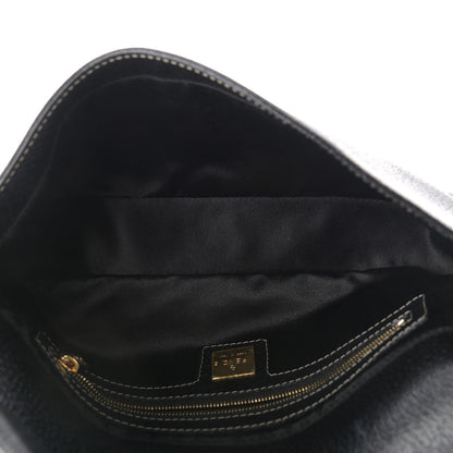 Fendi Pebbled Calfskin Baguette Black 5 of 13
