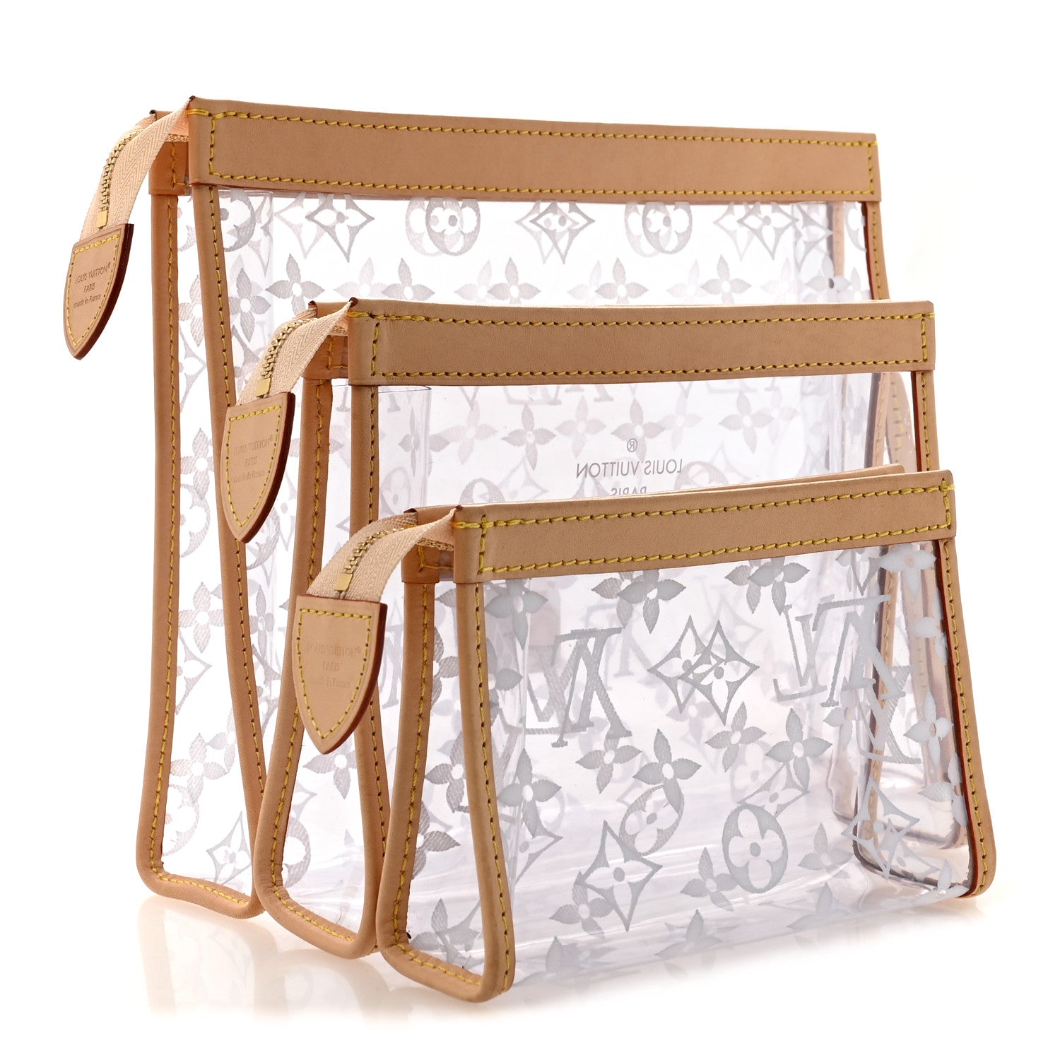 Louis Vuitton PVC Monogram Trio Poche Toilette 4 of 11