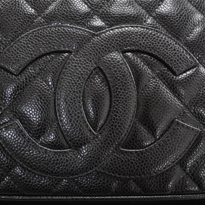 Chanel Caviar Quilted Pochette Black 9 of 9