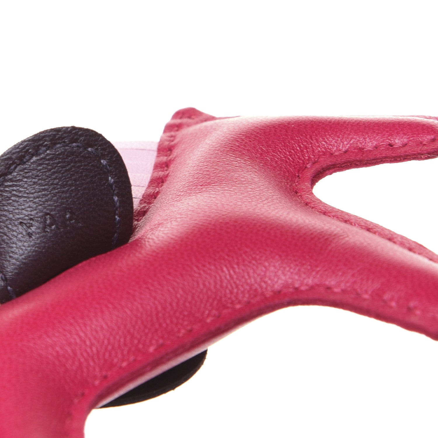 Hermes Milo Lambskin Grigri Rodeo Horse Bag Charm PM Rose Sakura Framboise Rouge Sellier 5 of 8