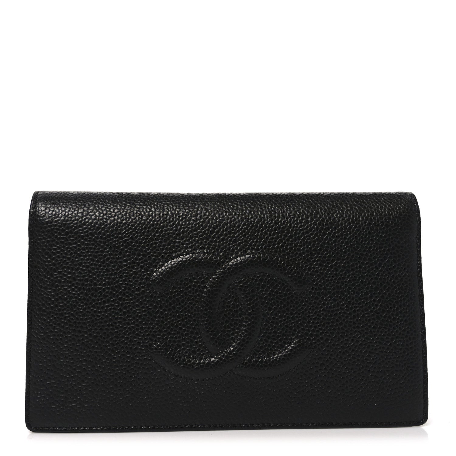 Chanel Caviar Timeless CC Yen Wallet Black 1 of 8
