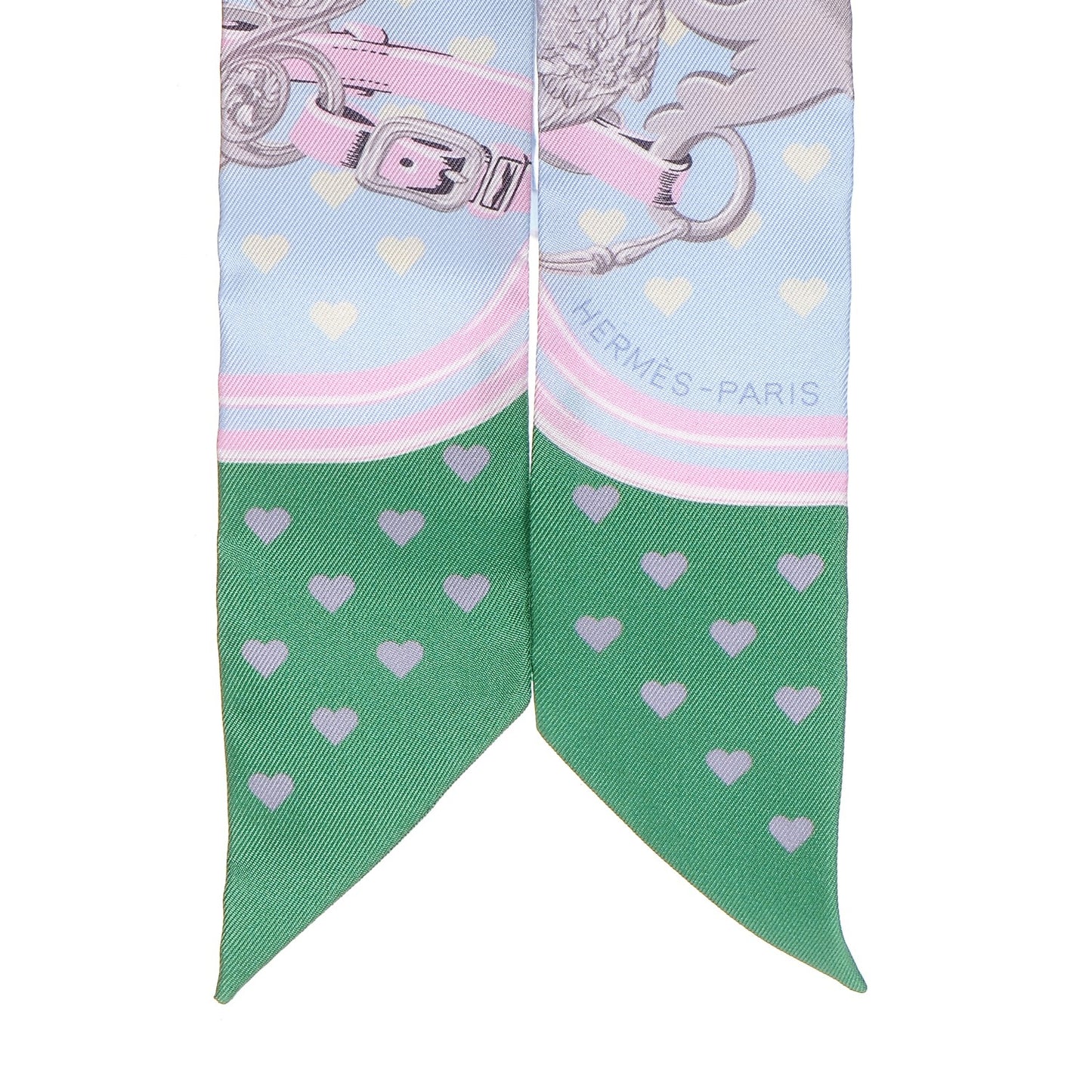Silk Brides De Gala Love Twilly Bleu Ciel Parme Vert