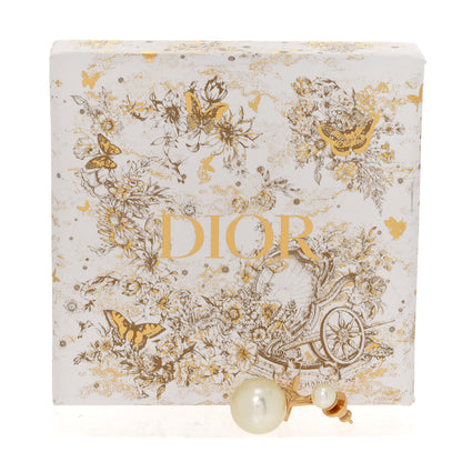 Christian Dior Pearl Strass My ABCDior Tribale Star Earring Aged Gold 5 of 5