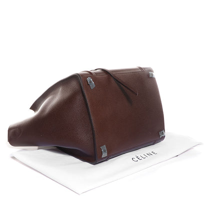 Celine Shiny Grained Calfskin Medium Phantom Luggage Brown 4 of 9