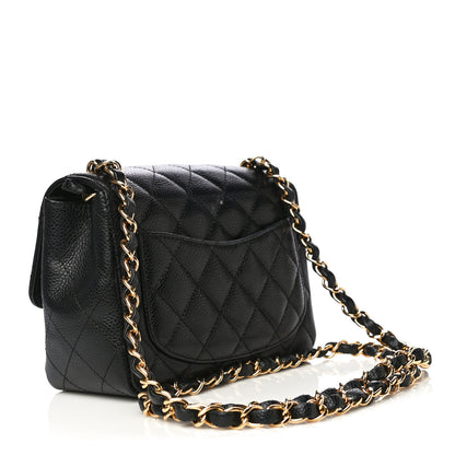 Chanel Caviar Quilted Mini Square Flap Black 3 of 15