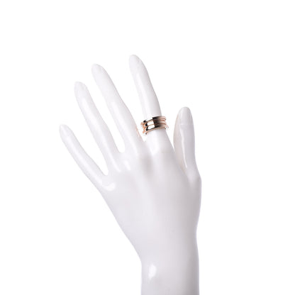 Bulgari 18K Rose Gold B.Zero1 Three-Band Ring 50 5.25 2 of 5