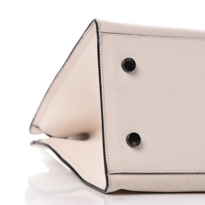 Saint Laurent Calfskin Small Monogram Cabas Dove White 8 of 10