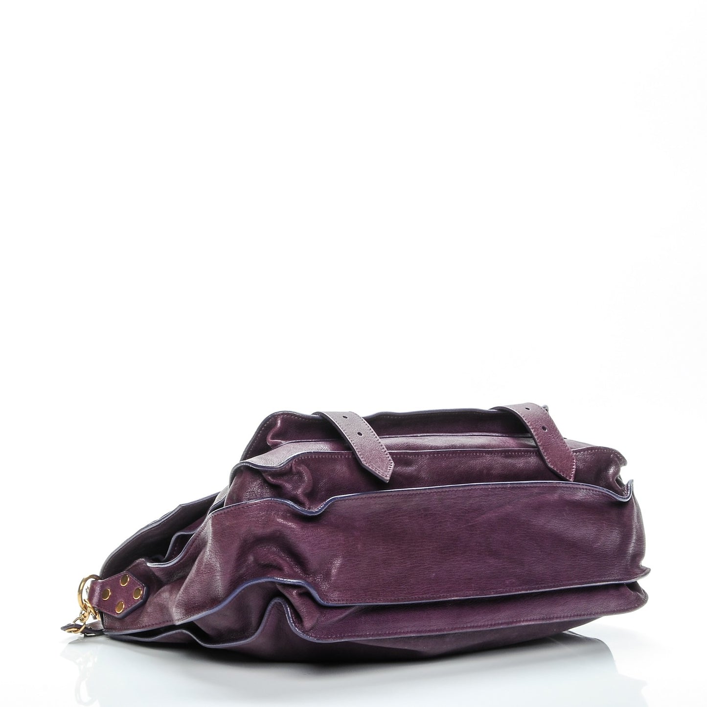 Lambskin Large PS1 Satchel Plum