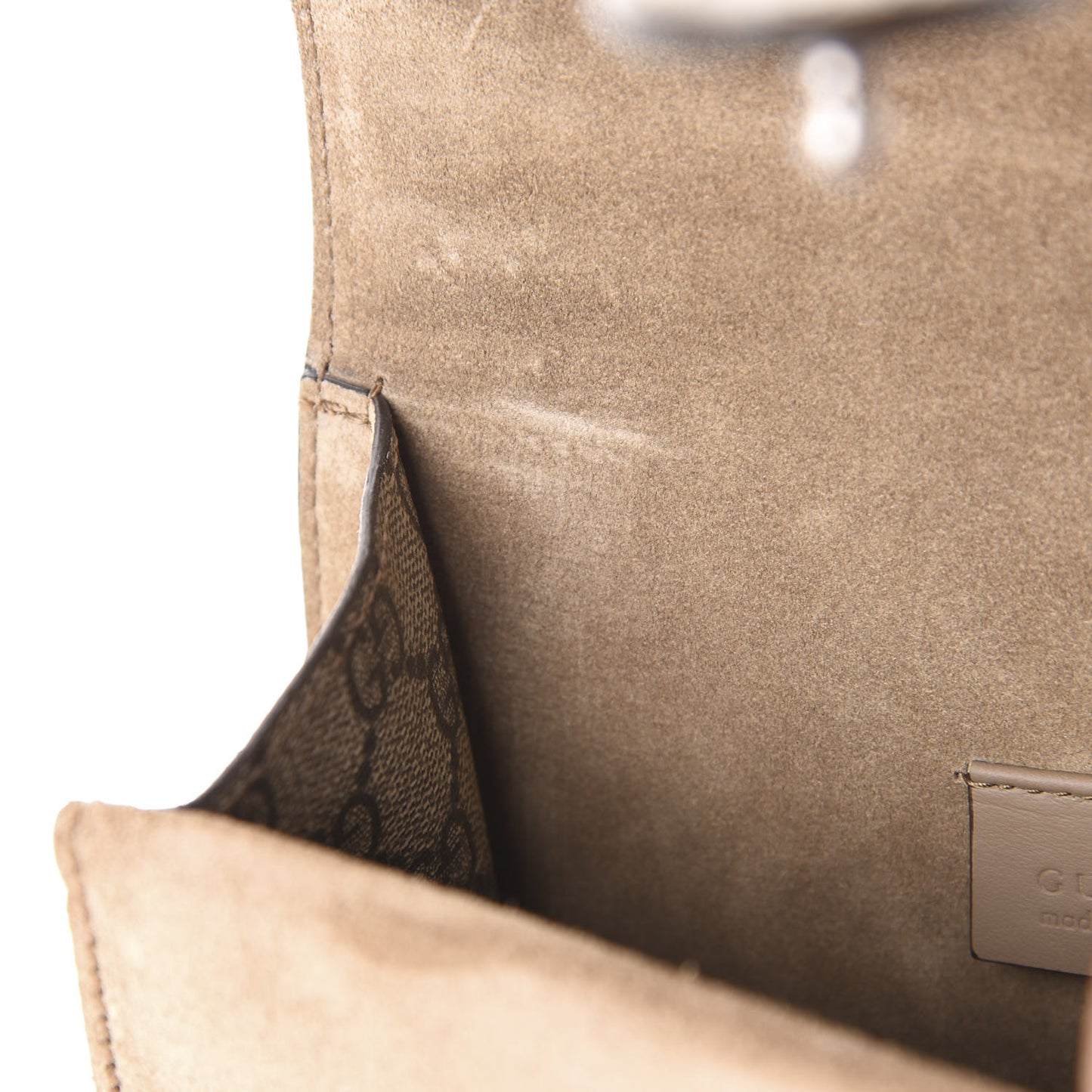 GG Supreme Monogram Mini Dionysus Shoulder Bag Taupe