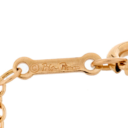 Tiffany 18K Rose Gold Diamond Double Loving Heart Bracelet 4 of 5