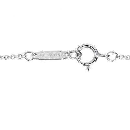 Tiffany Platinum Diamond Grace Pendant Necklace 5 of 7