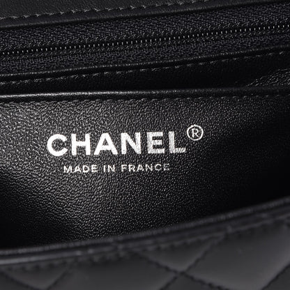 Chanel Lambskin Quilted Mini Square Flap Black 6 of 8