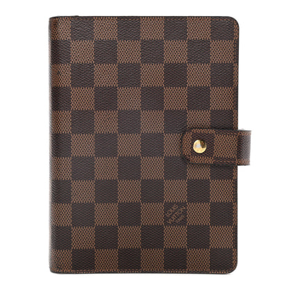 Louis Vuitton Damier Ebene Medium Ring Agenda Cover 1 of 17
