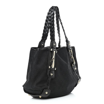 Gucci Monogram Small Pelham Shoulder Bag Black 3 of 12