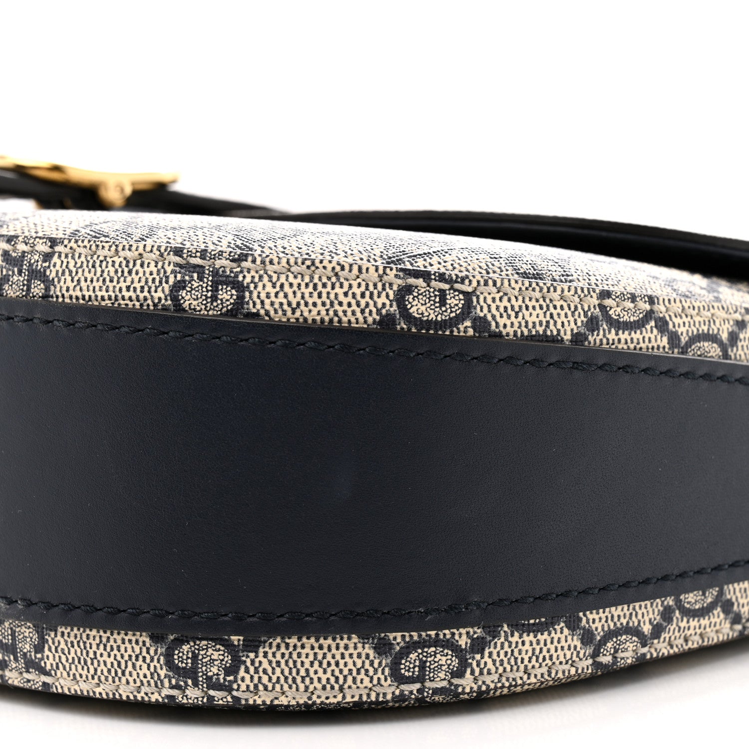 Gucci GG Supreme Monogram Small Messenger Shoulder Bag Beige Blue Navy 18 of 23