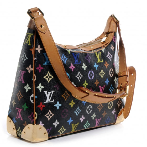 Louis Vuitton Monogram Multicolor Boulogne Black 3 of 8