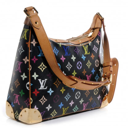 Louis Vuitton Monogram Multicolor Boulogne Black 3 of 8