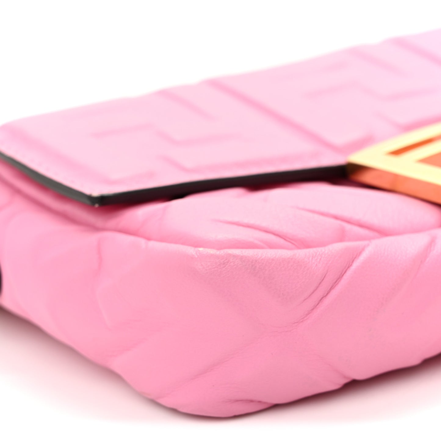 Nappa FF 1974 Embossed Mini Baguette Lollypop