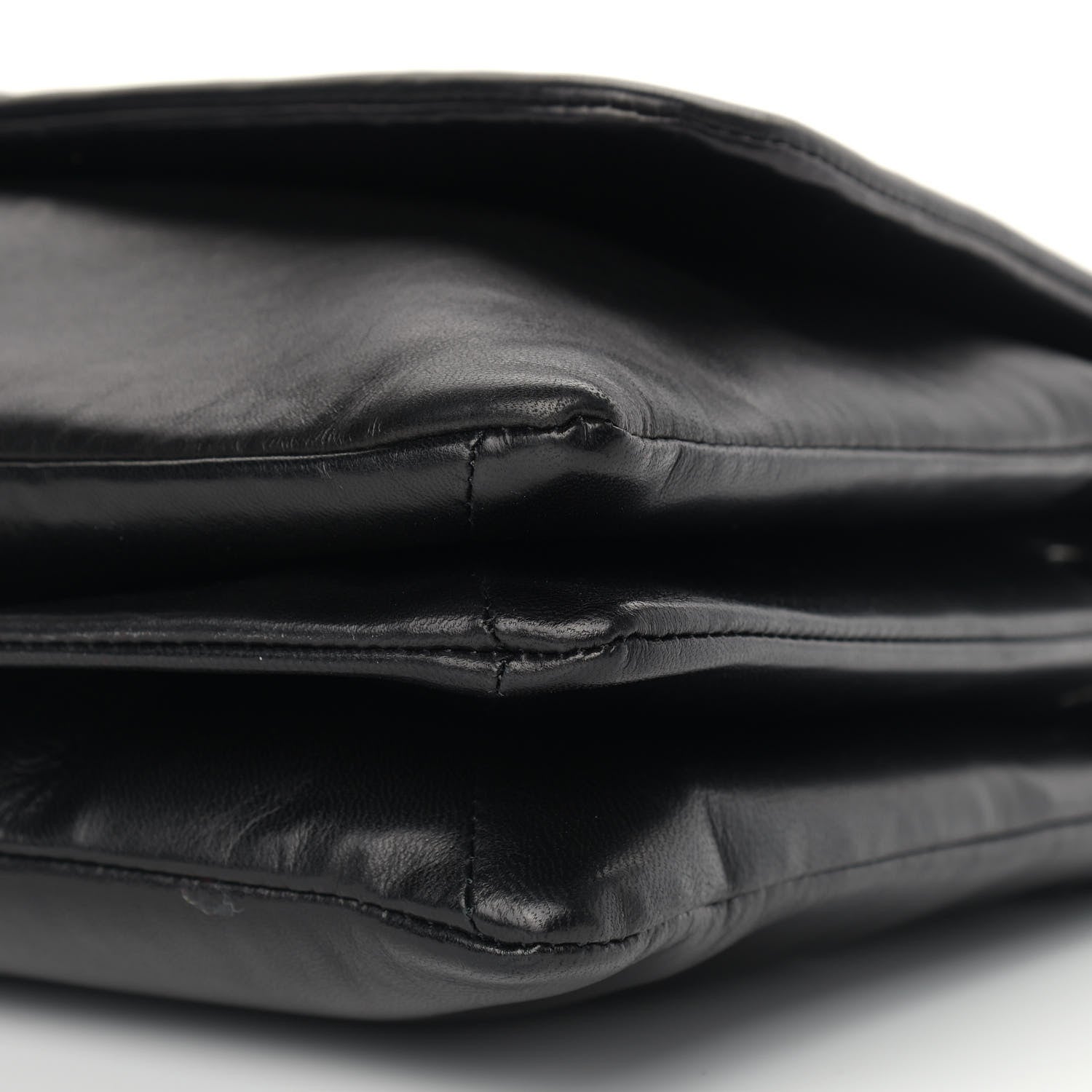 Chanel Lambskin Tweed Maxi Camellia Petals Flap Black 9 of 13