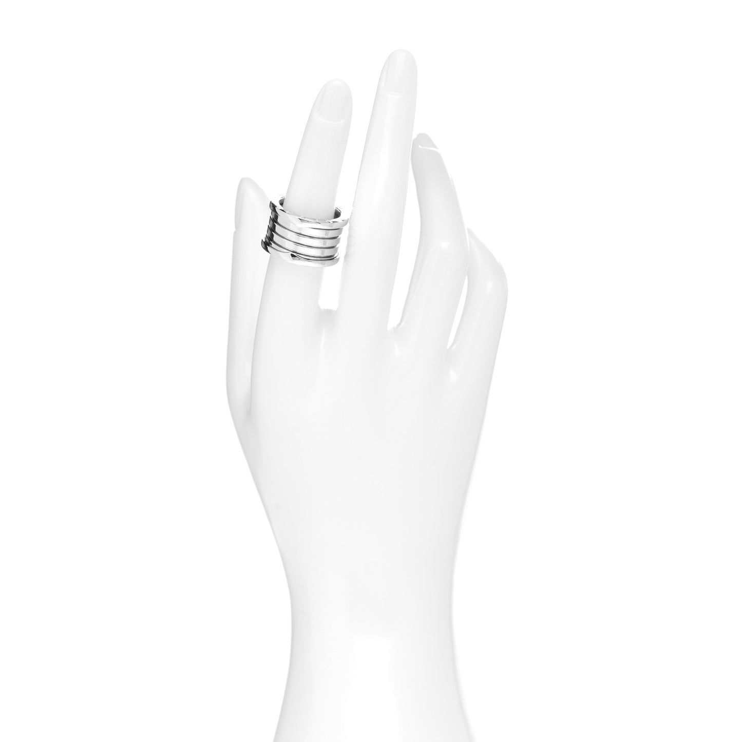 18K White Gold B.Zero1 Five-Band Ring 54 6.75