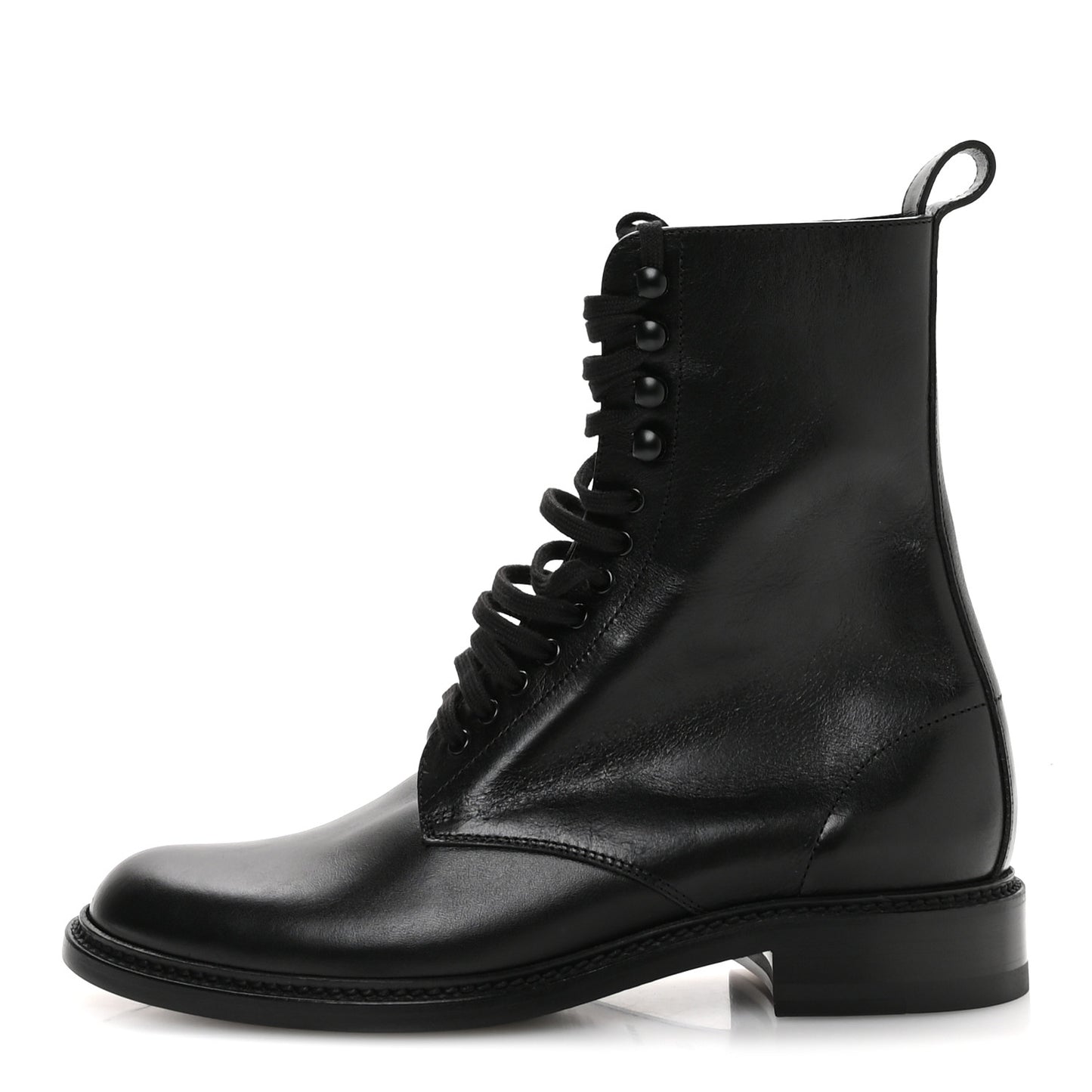 Stalker Lambskin Mens Army 20 Lace Up Boots 40 Black