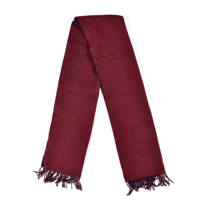 Hermes Cashmere Recto Verso Muffler Rouge H Marine 2 of 4