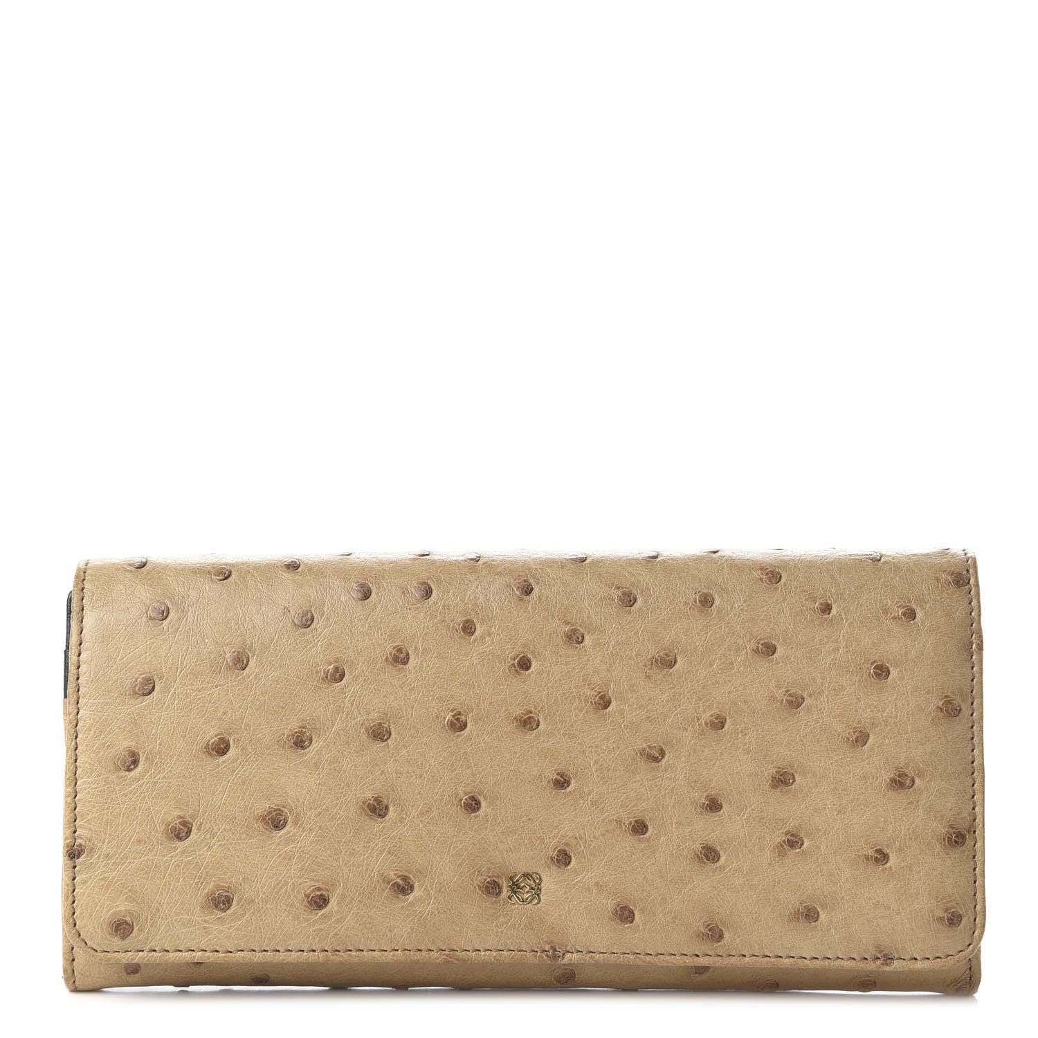 Loewe Ostrich Continental Wallet 1 of 10