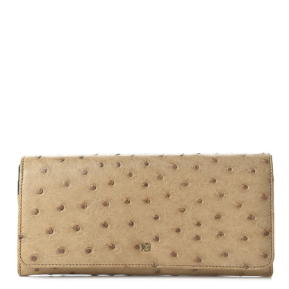 Loewe Ostrich Continental Wallet 1 of 10