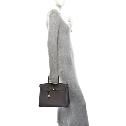 Hermes Togo BIRKIN 30 Etain 2 of 13