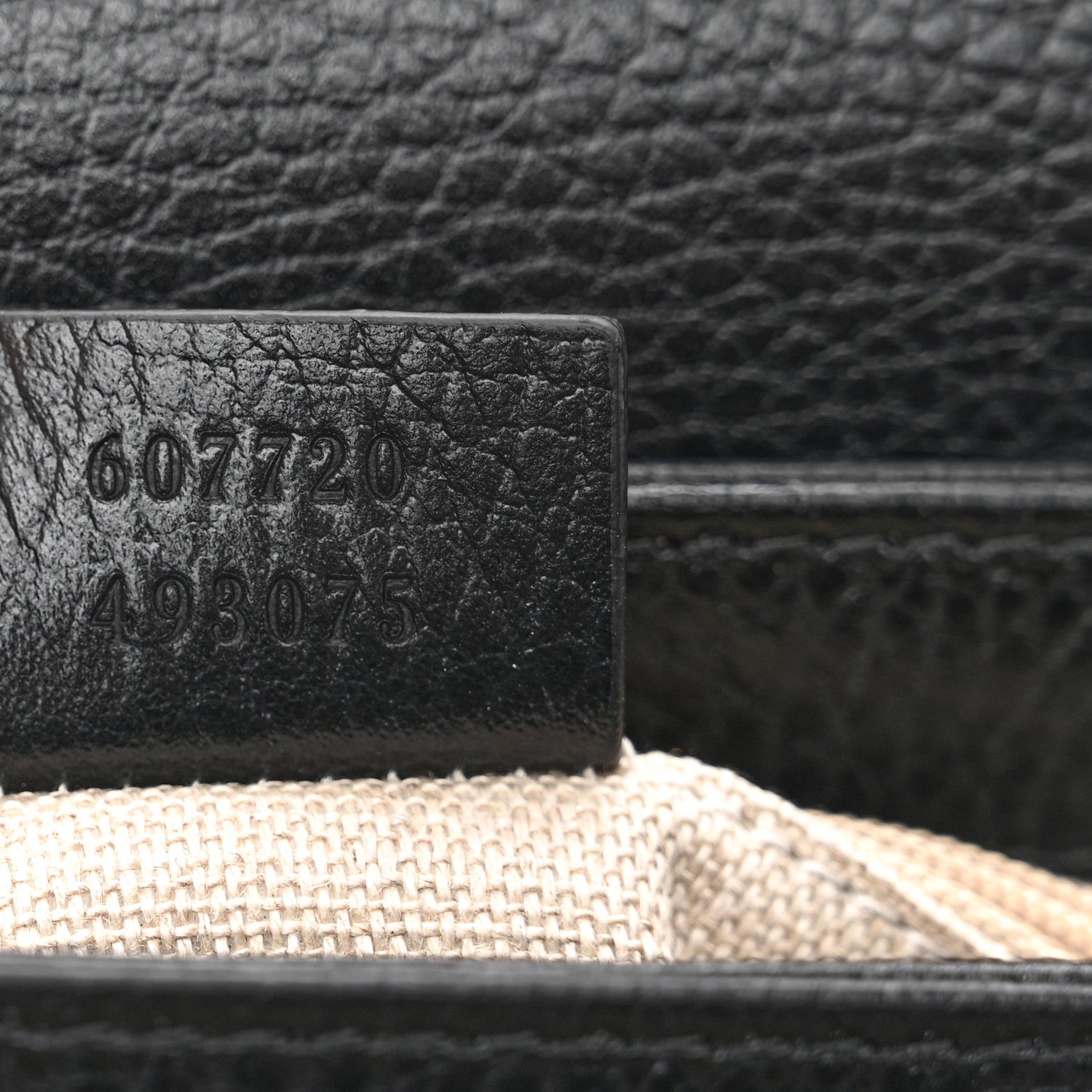 Gucci Dollar Calfskin Interlocking G Crossbody Bag Black 7 of 10