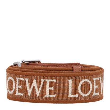 Loewe Calfskin Jacquard Anagram Strap  Tan 2 of 5