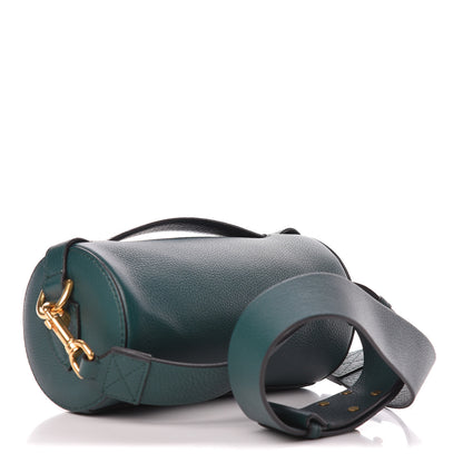 Burberry Calfskin The Barrel Bag Dark Cyan 3 of 9
