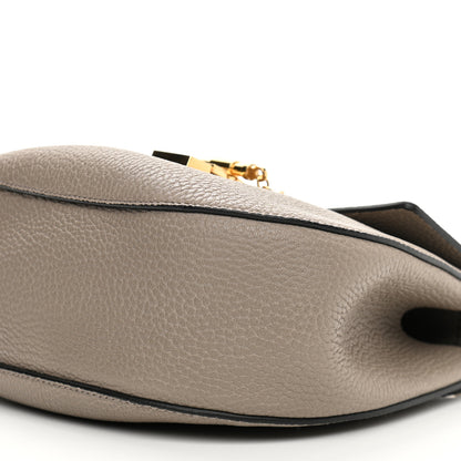 Chloe Grained Lambskin Drew Shoulder Bag Motty Grey 9 of 9