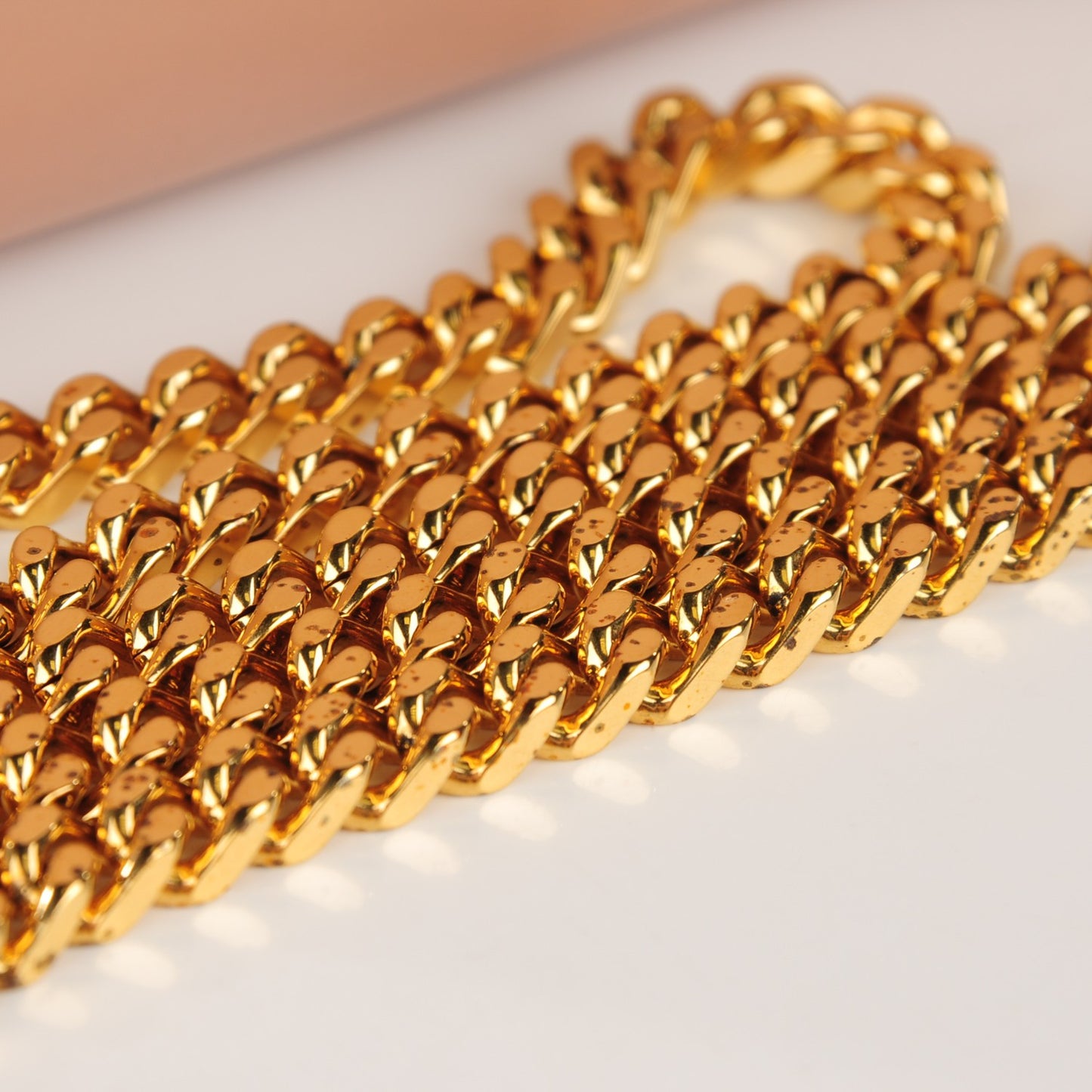 Calfskin Small Classic Monogram Kate Tassel Satchel Pale Blush