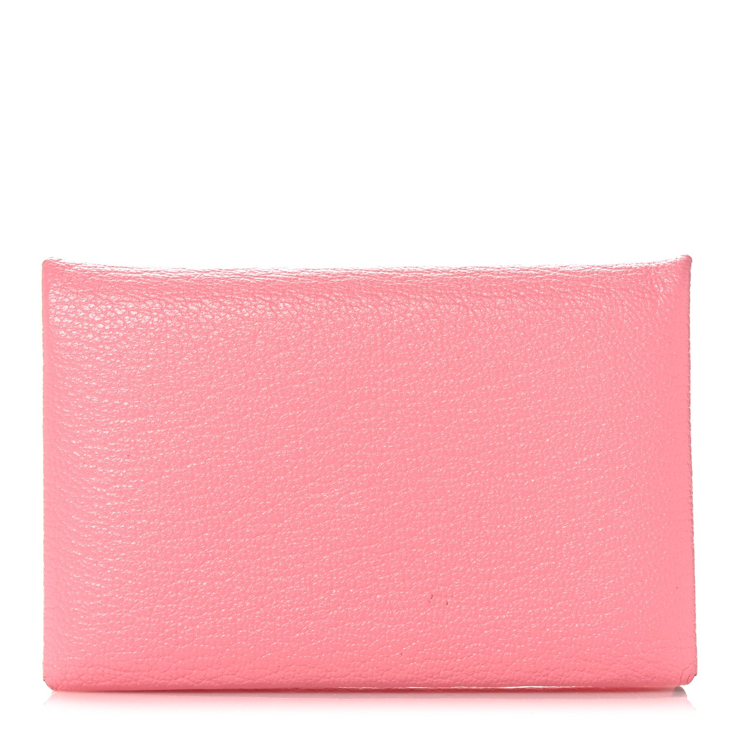 Hermes Chevre Mysore Verso Calvi Card Case Rose Ete Cuivre 1 of 8